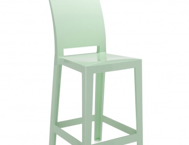 Bar stool made of polycarbonate, One More Please by Kartell