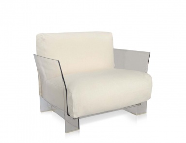 A chair made from polycarbonate Pop, Kartell