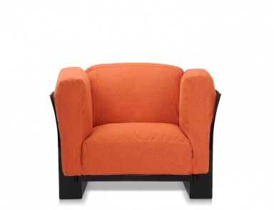 A chair made from polycarbonate Pop Duo by Kartell