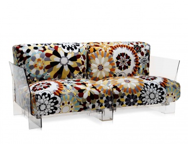 Two seater sofa Pop by Kartell