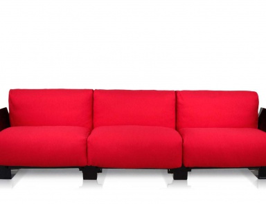 Three seater sofa Pop by Kartell