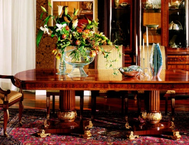 Dining table made of solid wood, Armando Rho