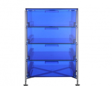 A chest of drawers with a metal frame Mobil, Kartell