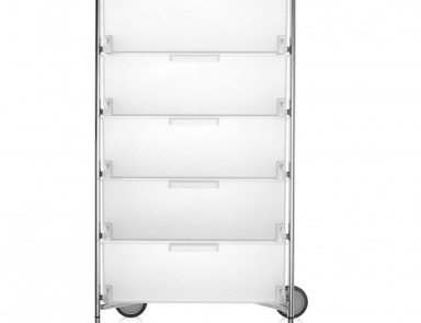 A chest of drawers with a metal frame Mobil, Kartell