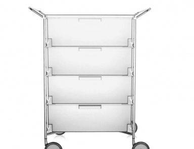A chest of drawers with a metal frame Mobil, Kartell