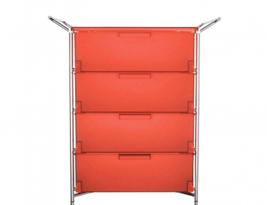 A chest of drawers with a metal frame Mobil, Kartell