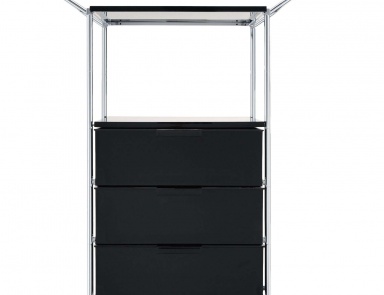A chest of drawers with a metal frame Mobil, Kartell