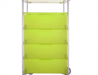 A chest of drawers with a metal frame Mobil, Kartell