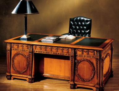 Writing Desk made of solid wood, Armando Rho