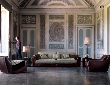 Double sofa ALFRED Longhi