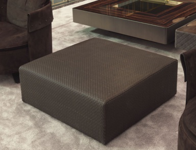 Pouf with frame in natural wood Tor Longhi