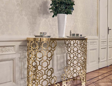 Console with metal frame Manfred, Longhi