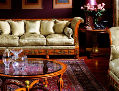 Three seater sofa in fabric, Armando Rho