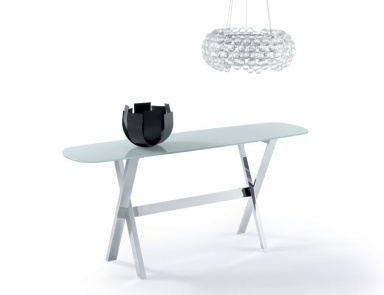 Console with top in natural wood Madison, Longhi