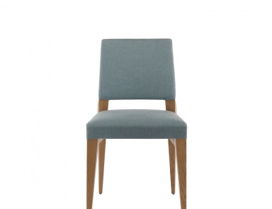 Chair with frame in natural wood Diva, Past ...