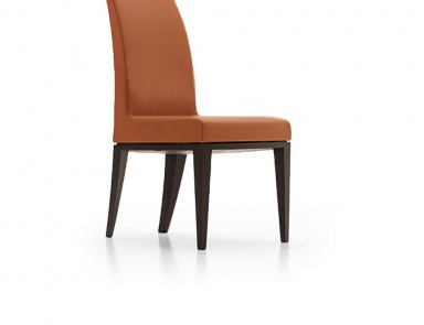 Chair with frame in natural wood Luna, Past ...