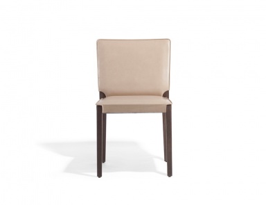 Chair with frame in natural wood Musa, Past ...