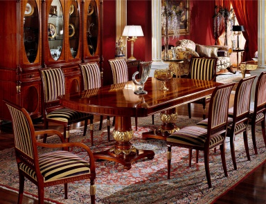 Dining table made of solid wood, Armando Rho