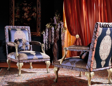 Armchair in fabric, Armando Rho