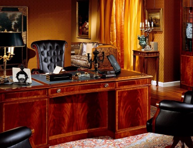 Writing Desk made of solid wood, Armando Rho