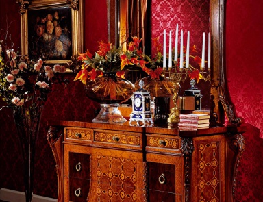 Dresser with mirror solid wood, Armando Rho