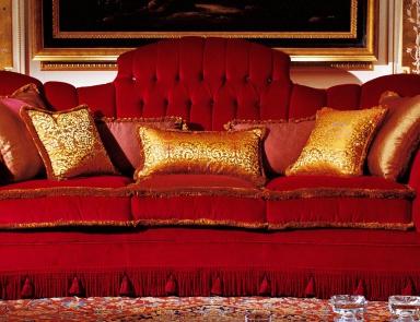 Three seater sofa in fabric, Armando Rho