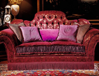 Two seater sofa in fabric, Armando Rho