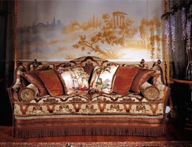 Two seater sofa in fabric, Armando Rho