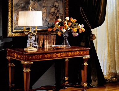 The console is made of solid wood, Armando Rho