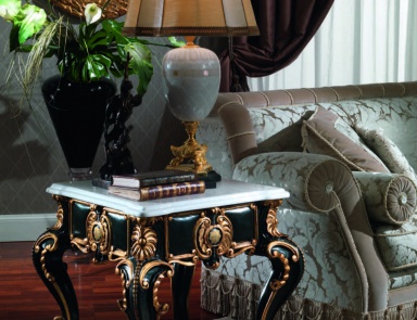 Coffee table carved, Armando Rho