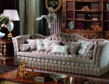 Three seater sofa in fabric, Armando Rho