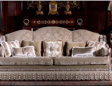 Three seater sofa in fabric, Armando Rho