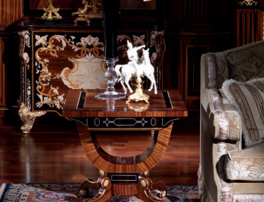 Coffee table square solid wood, Armando Rho