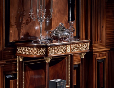 The console is made of solid wood, Armando Rho