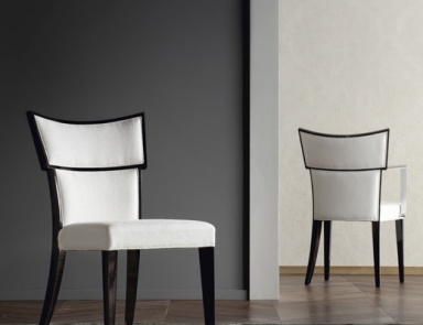 Chair with frame in natural wood SAVOY, Costantini Pietro