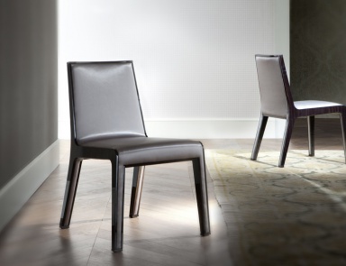 Chair with frame in natural wood VELVET, Costantini Pietro