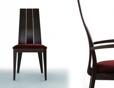 Chair with frame in natural wood APOLLO, Costantini Pietro