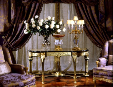 The console is made of solid wood, Armando Rho