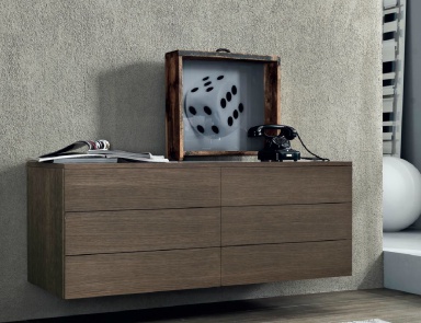 Pedestal mounted walnut Tao Night, MisuraEmme