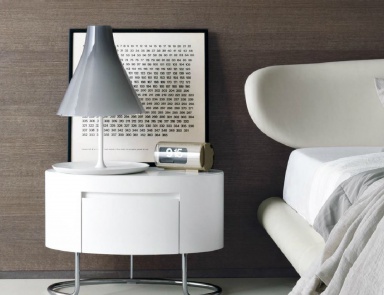 Nightstand bedside oval Nuba, MisuraEmme