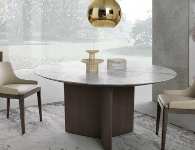 Dining table round Ala, MisuraEmme