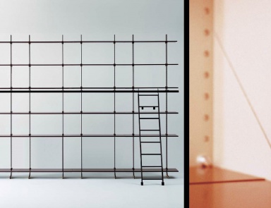 Rack of chrome and aluminum Elegie, MisuraEmme