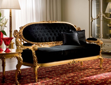 Three seater sofa Dedalo, Silik