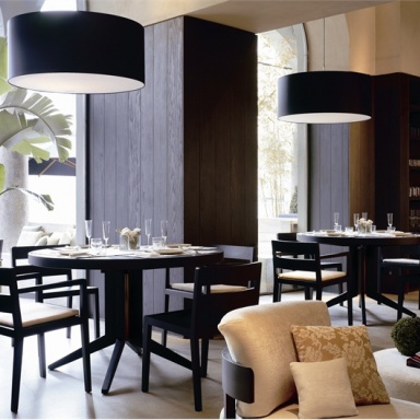 chair Bryant sedia con braccioli