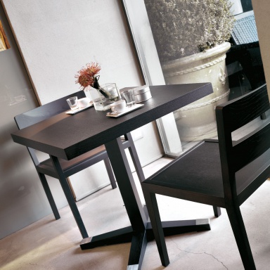 chair Bryant sedia con braccioli