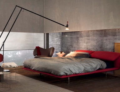 Bed with metal legs Pretty, MisuraEmme