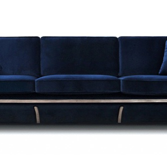 Versailles Sofa Gray Fabric