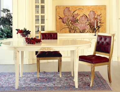 Table made of natural wood Royal collection, Cadore