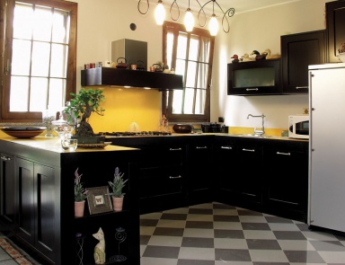 Set for the kitchen painted Alexia, Cadore