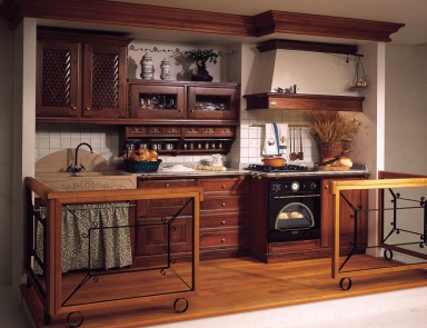 Set for the kitchen with overhead cupboards Canova, Cadore